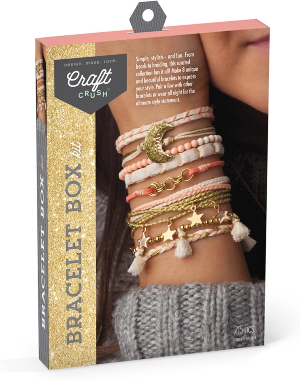 Bracelet Making Kit - Friendship Bracelet Kit, Jewelry Making Supplies, Arts and Crafts, Friendship Bracelets, Bracelets for Teen Girls, Makes 8 Friendship Bracelets, Ages 13+